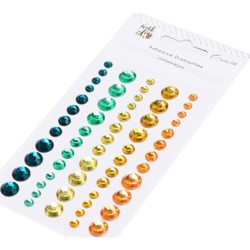 CRZCrafter Crystal Rhinestones Stickers Flat Back Self Adhesive DIY Crafts Embellishments Scrapbooking Cardmaking Decoration