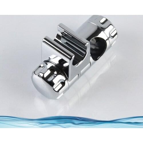 Shower Head Bracket Holder Stand ABS Replacement Adjustable Chrome For Bathroom AUG889