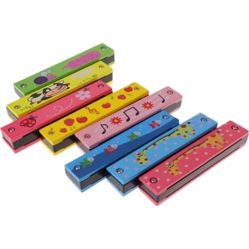 16 Holes Cute Harmonica Kids Wind Instrument Beginner Musical Educational Toy Y51D