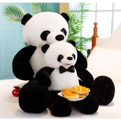 Large Size Cute Panda Doll Plush Toy Baby Bear Pillow Panda Doll Kids Toys Baby Birthday Gift For Kids