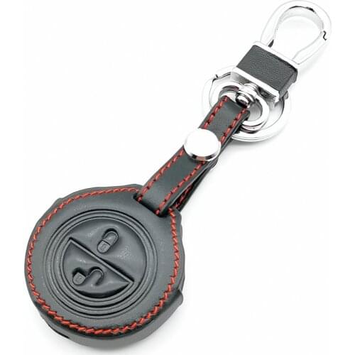 Soft Texture Leather Car Key Cover Case For Benz Smart Forfour City Fortwo Roadster Mitsubishi Colt Warior Carisma Remote Case