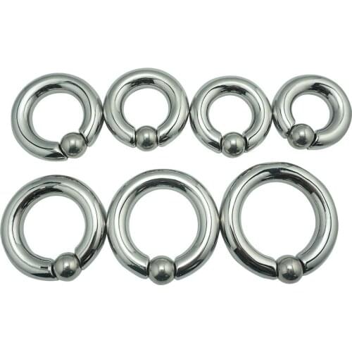 Stainless Steel Metal Scrotal Lock Fine Pendant Weight Ring Restraint Adult Sexual Health Sex Toys