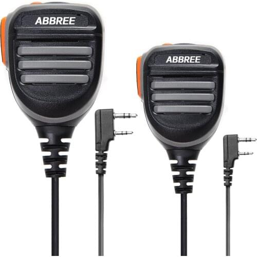 ABBREE Speaker Mic PTT Handheld Microphone For Baofeng Digital walkie talkie DM-1701 DM-860 DM-X Portable CB Radio