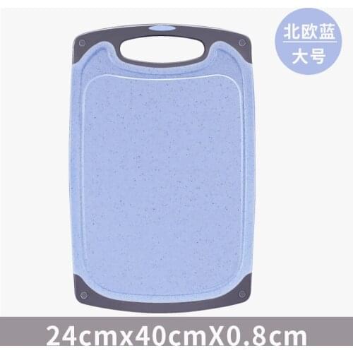 Wheat Straw Cutting Board Environmentally Friendly Plastic PP Mold Resistant Water Draining Creative Fruit Chopping Board