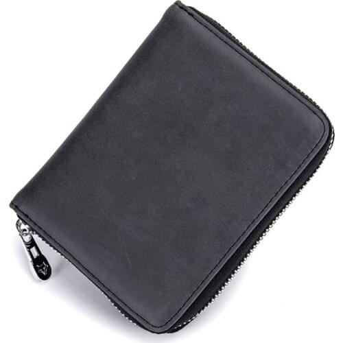 RFID Protection Bank/ID/Credit Card Holder Wallet Women/Men Female Business Card Holder Leather Card Case Small Wallets