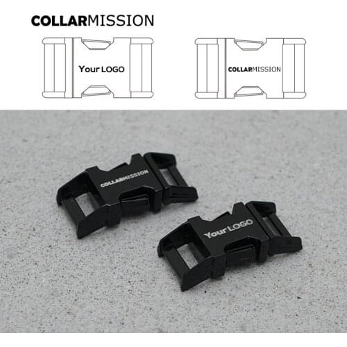 Retailing engraved metal buckle for DIY dog collar parts 10mm,we provide laser engraving service customize LOGO CK10H