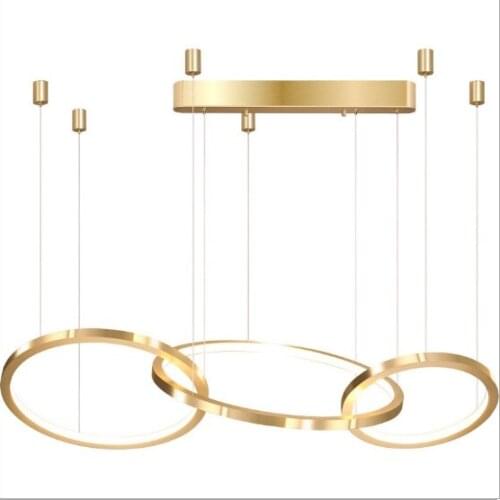 Living room chandelier modern minimalist light luxury home restaurant lamp creative personality art Nordic gold post-modern