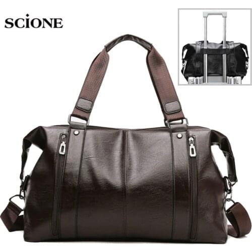 PU Leather Gym Bag Sports Bags Handbags For Fitness Men Women Training Shoulder Traveling Sac De Sport Gymtas Bag Travel XA671WA