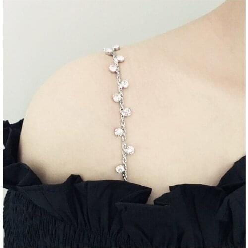 Wedding Party Rhinestone Bra Straps Women Intimate Shiny Diamond Shoulder Straps for Bra Accessories Decorative Underwear Belt