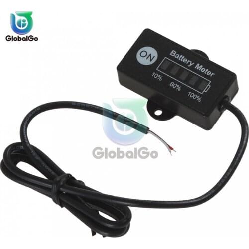 12V 24V Car Battery Tester Meter Digital LCD Smart Electronic Power Indicator Measure Battery Capacity Meter Indicator Monitor