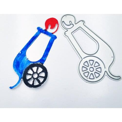 Die Cutting dies cannon metal craft paper die Scrapbooking/DIY Embossing mould Easter New Year