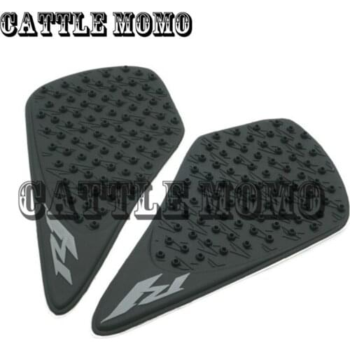 Motorcycle Tank Pad Protector Sticker Decals For Yamaha YZF R1 2007 2008 Gas Knee Grip Tank Traction Pad Side Stickers Decals