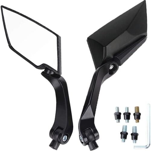 Motorcycle Mirror Scooter E-Bike Rearview Mirrors Electrombile Back Side Convex Mirror 8Mm 10Mm Universal