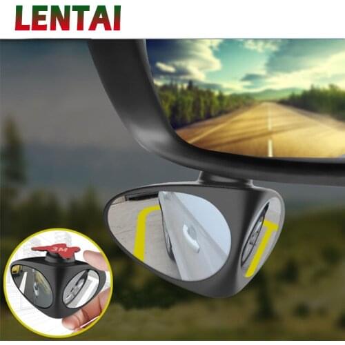 LENTAI 1PC 360 Adjustable Car Rearview Mirror Auxiliary For Renault Megane 3 Duster Logan Captur Chevrolet Cruze Aveo Captiva