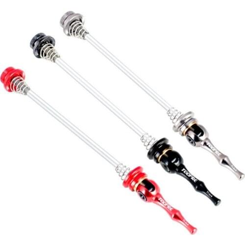 100m-130mm Ultralight Titanium Road Bike Quick Release Lever Road Bicycle Cycling Hub Quick Release Bicycle Wheels Lock