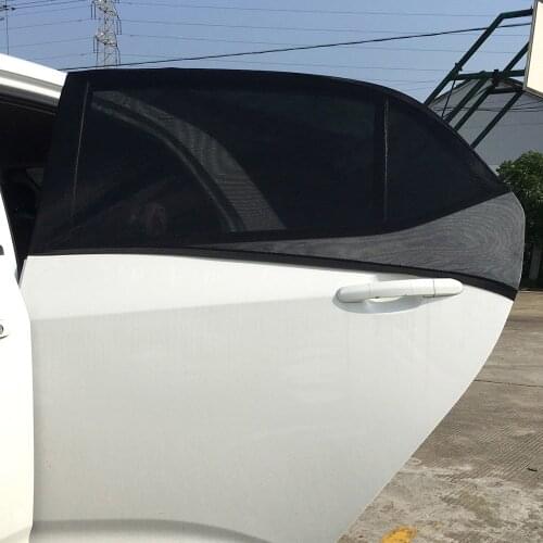 2PCS Adjustable Car Window Sun Shades UV Protection Shield Mesh Cover Visor Sunshades Window Foils Solar Protection