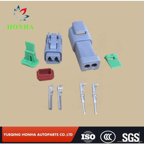2 Pin Female Male DT Series Waterprooof Auto Plugs Car Connector DT04-2P AT04-2P DT06-2S AT06-2S