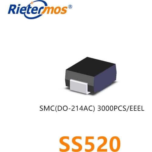 3000PCS SS520 SS5200 SMC DO-214AB