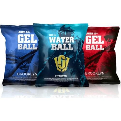 7-8MM 10000pcs Extra hard gel ball Hardened Crystal Bomb For Jinming water toy gun accessories