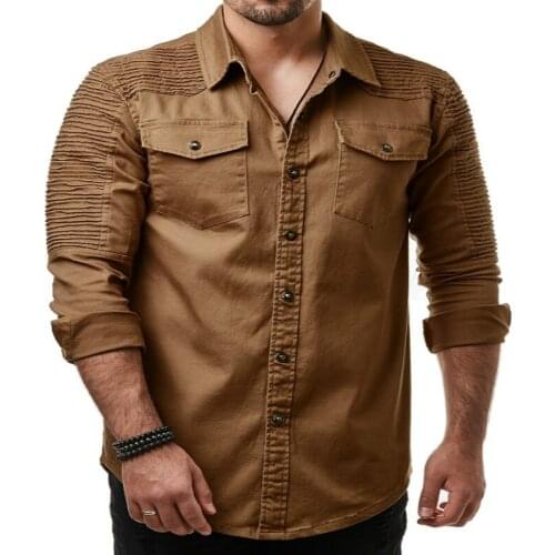 Мужские джинсовые рубашки Aliman&Xiangqing China At AliExpress