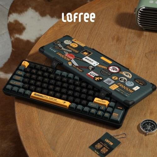 Xiaomi lofree wireless mechanical keyboard Bluetooth dual mode electronic competition special office computer tea axis 84 keys