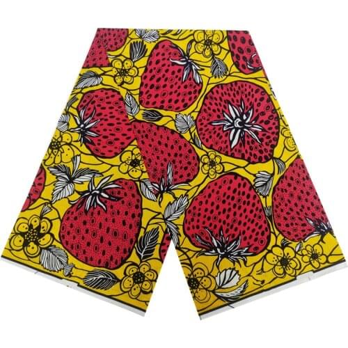 Nigeral African Ankara Prints Wax Fabric 100% Cotton Tissu Patchwork Making Craft Loincloth Pagne Wax for Party Dress H902-3