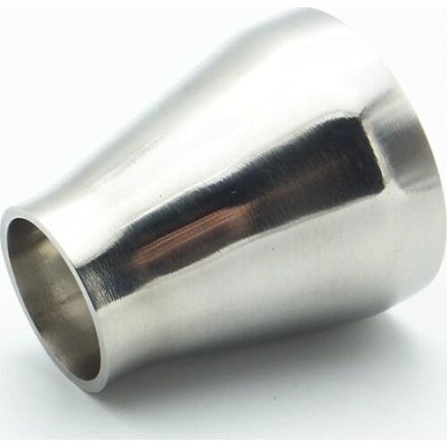25mm 32mm 38mm 45mm 51mm 57mm 63mm 76mm 89mm OD 304 Stainless Steel Sanitary Weld Reducer Pipe Fitting For Homebrew