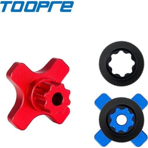 TOOPRE Bicycle Aluminium Alloy Removal Tool for XT/XTR/UT/DA Iamok Mountain Bike Black Torx Crank Cover Wrench 20g