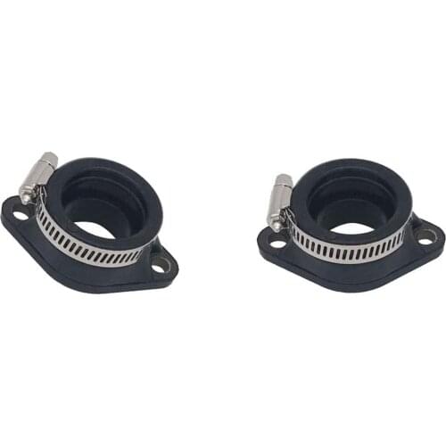 Pack of 2 - ATV UTV Carburetor Carb Intake Mount Adapter Flange for PWK 28 30mm Carburetors Repair Part