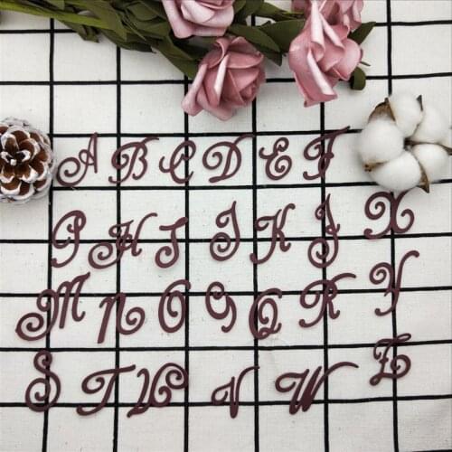 Lace Letters Crafts Metal Cutting Dies Scrapbook Paper Craft Decoration Dies Stencil For Album Card Making Knife Punch New Dies
