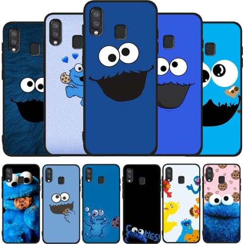 Cookie monster cartoon phone Case For Samsung A10 A20E A30 A40 A50 A60 A70 M10 M20 M30S M40 A01 A21 A31 A51 A71 4G Cover