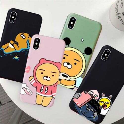 Cartoon Funny Cocoa Phone Case for IPhone 6 6plus 7 Plus 8 8plus Soft Silcone Case for Iphone X XS XR XS Max 11 SE 2020 Cover