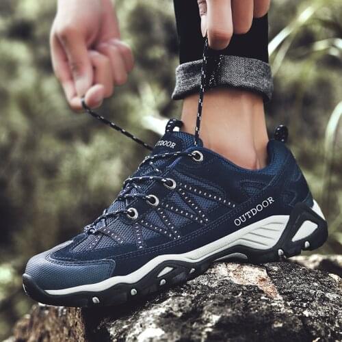 Non Slip Lovers Hiking Tactical Shoes Women Men Climbing Trekking Shoes Outdoor Sports Sneakers Breathable Camping Shoes