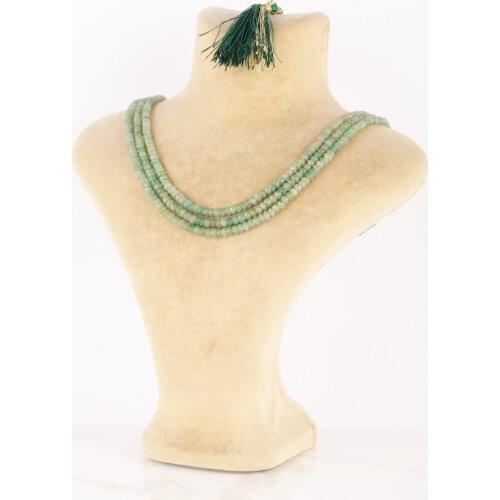 UM US JEWELRY Emerald Gemstone Necklace