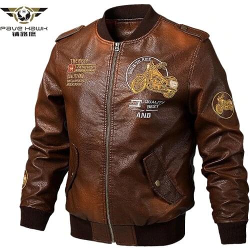 Мужские кожаные куртки Pave Hawk China At AliExpress