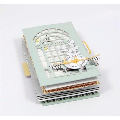 Mmao Crafts Metal Steel Cutting Dies New Door frame decoration Stencil For DIY Scrapbooking Paper/photo Cards Embossing Dies