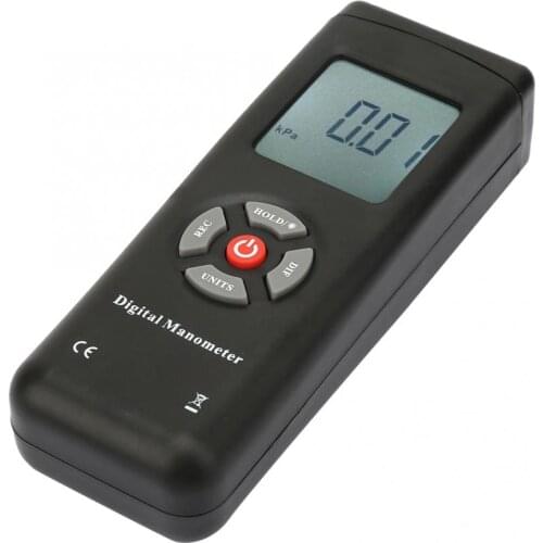 TL100 Digital Differential Pressure Gauge Handheld Differential Pressure Gauge Maximum Minimum Average Pressure Value Record