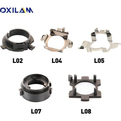 2Pcs Car Headlight Bulb Base Holder Adapter Socket Connector for H7 LED