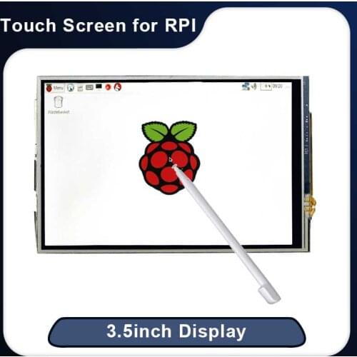3.5 Inch Raspberry Pi 4 Display 125MHz SPI LCD Optional 480*320 Touch Screen + Touch Pen for Raspbian Ubuntu Kali Retropie
