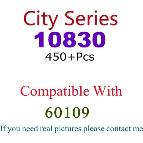 450Pcs 10830 Building Block Toy City Series 60109 Assembled Building Block Childrens Toy Gifts