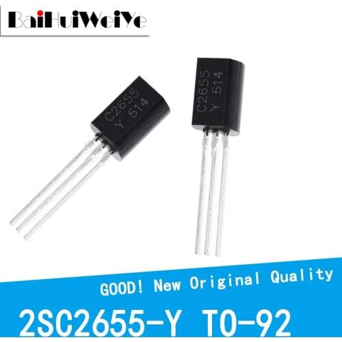 50PCS/LOT C2655 C2655-Y 2SC2655-Y 2SC2655 TO-92 TO92 Triode Transistor New Original Good Quality Chipset
