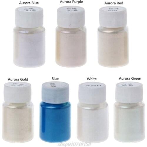 7 Colors Magic Aurora Resin Mica Pearlescent Pigments Kit Colorants Resin Dye Jewelry Making Tools N11 20 Dropshipping