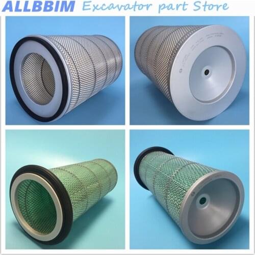 For XCMG XE330 XE335 XE370C Excavator accessories air filter air filter element assembly shell 335 370 high quality accessories