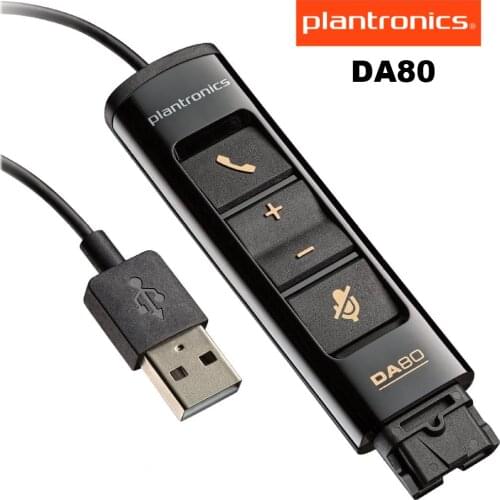 Plantronics DA80 USB Audio Processor USB QD Adapter 201852-01