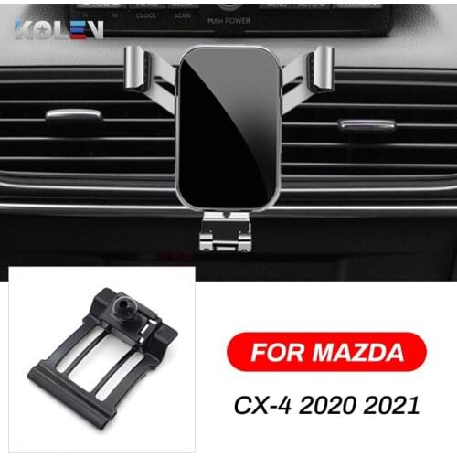 Car Mobile Phone Holder For Mazda CX-4 CX4 2020 2021 Gravity Air Vent Stand Smart Phone Special Mount Support Navigation Bracket