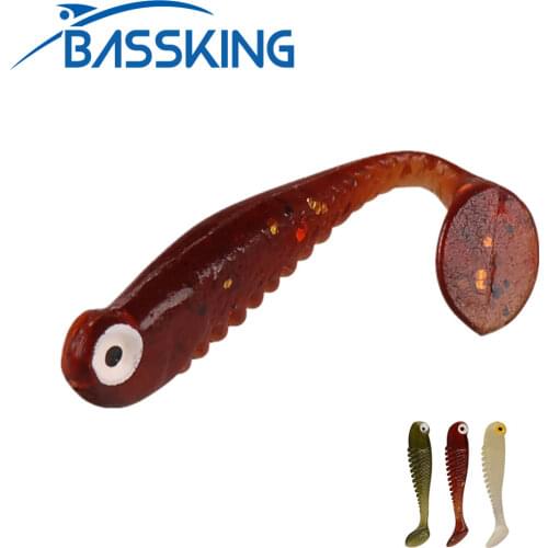 TAF 15pcs Soft Baits 5cm 1.3g Silicone Isca Artificial Soft Fishing Lure Wobblers Worm Saltwater Freshwater Carp Fishing Tackle