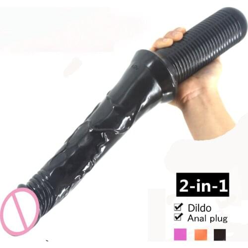 FAAK Dual-use long dildo big anal plug adult sex products sword double dildo huge penis erotic toys for women sex shop