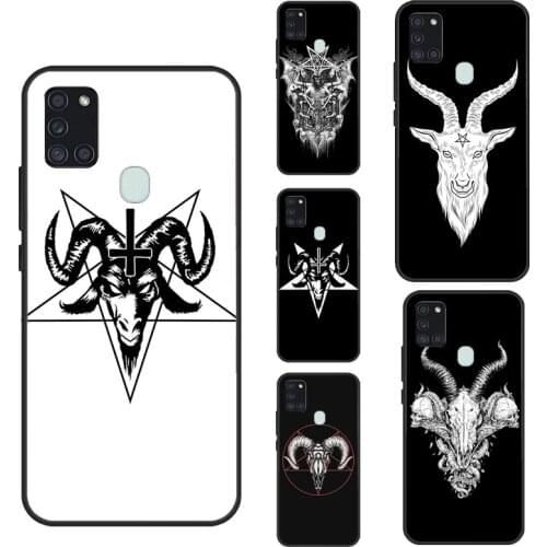 Goat Head Satan Case For Samsung A12 A52 A51 A71 A31 A11 A10 A20 A30 S A40 A50 A70 A21S A20e A72 A42 A32