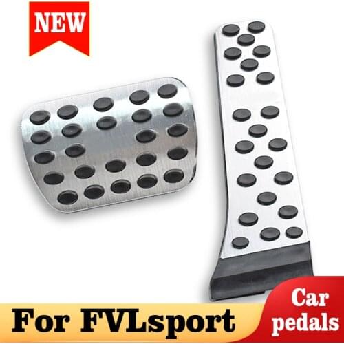 For Mercedes-Benz C-class and E-class GLE GLC GLK EQC FVLsport Car Accelerator Gas Brake Pedal Footrest Case Pads Accessories