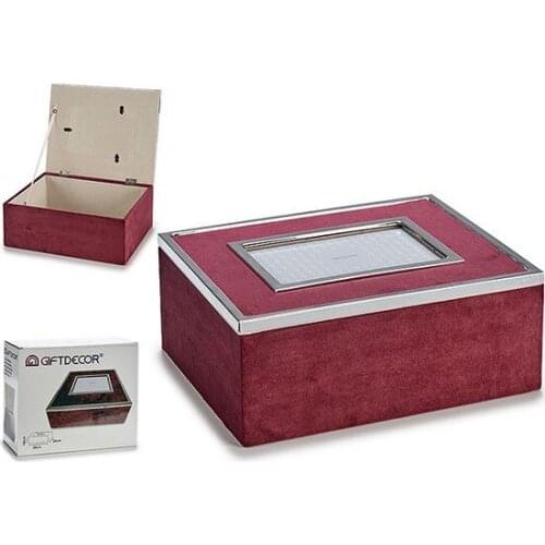 Photo frame Velvet Maroon (20 x 10,3 x 24,8 cm)
